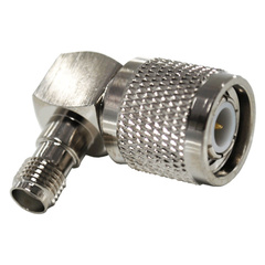 Adapter TNC-han vinkel/SMA-hun Overgang fra TNC-han vinklet til SMA-hun