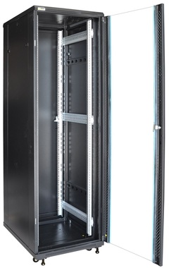 42U Gulvskap 19" 60x60 LinkIT Svart