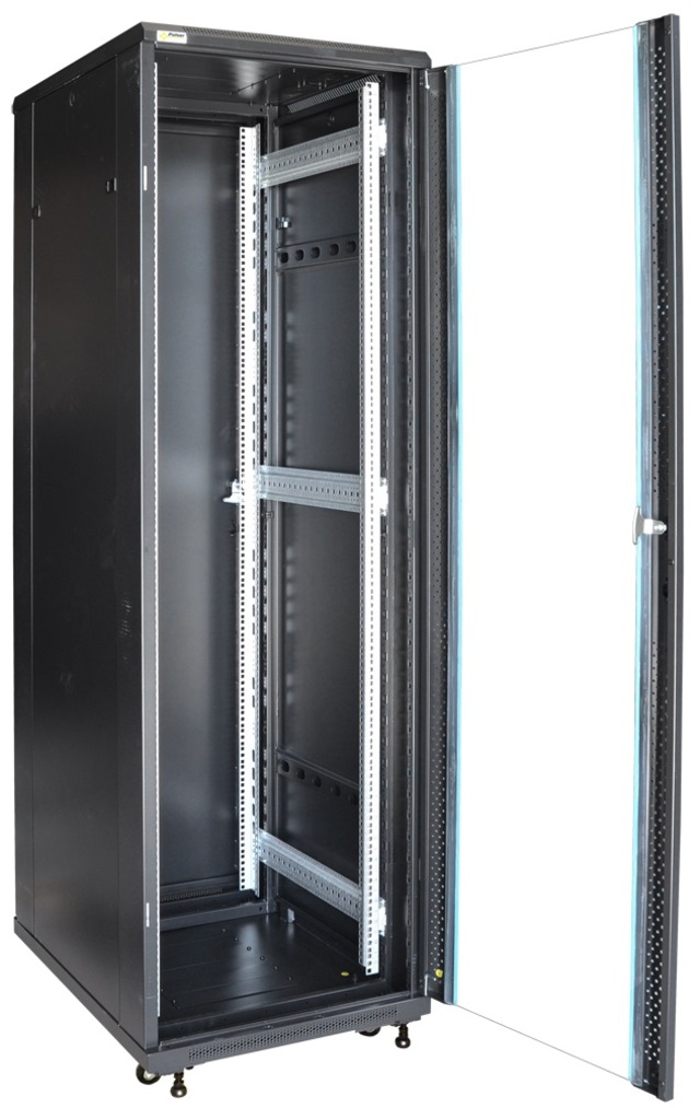 42U Gulvskap 19" 60x60 LinkIT Svart 