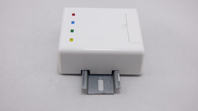 Fiberuttak for påvegg eller DIN-feste 4xSC simplex 80x80x30mm 