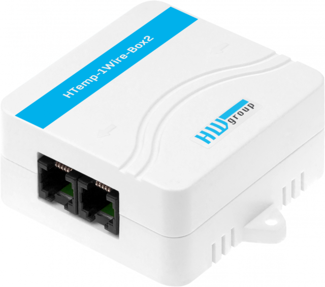 HWg 1WR-HTemp Rack19 2p Temperatur- og fuktighetsføler for rack 