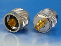 Adapter SMA-hun/N-han Overgang fra SMA-hun til N-han