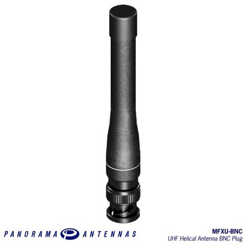 Panorama MFXU-BNC-TET TETRA-piskantenne 380-430 MHz | BNC-han | 1 dBi | Sort