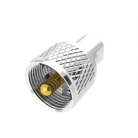 Adapter FME-han/PL259-han (UHF-han) Overgang fra FME-han til PL259-han