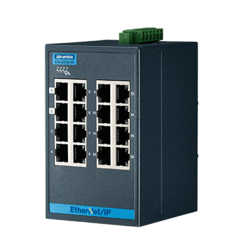 Advantech EKI-5526I-EI 16×10/100MbE, EtherNet/IP 