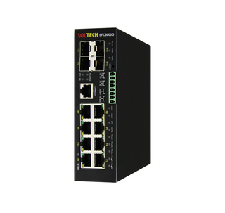 Soltech SFC8000G 8-Ports 10/100/1000Mbps-TP + 4-SFP Slots
