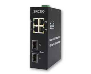 Soltech SFC300-SFP 4-port 10/100, 2-port SFP 100Mbps