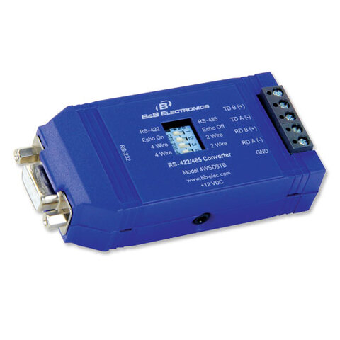 Advantech 4WSD9TB RS-232 til 422/485 2-4 Wire 422/485 9Pin med terminal blokk