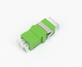 SC/apc Simplex Adapter SM Gr&#248;nn, u/flens