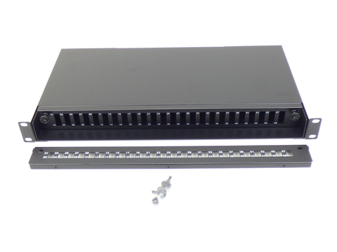 48 Fiber 1U Patchpanel SysM LC-Duplex Sort 1U 19&quot; ODF
