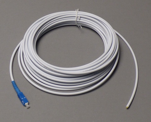 1 fiber SM AXAI SC 15meter Hvit LSOH PreTerminert i &#233;n ende 4,2mm OD G657A1