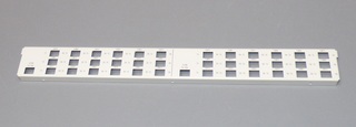 CWDM-filter adapterplate Serie-E Hvit til varenr 604020