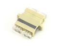 SC Duplex Adapter MM OM1/OM2 Beige