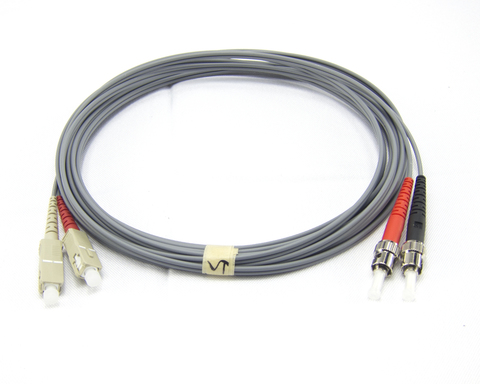 SC-ST 2m duplex patchkabel 62,5/125 OM1 FR-LSOH