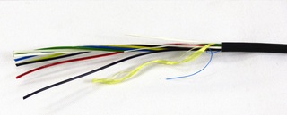 G48-9 micro QXXE HDPE G652.D L&#248;s kledning Sort OD 6mm