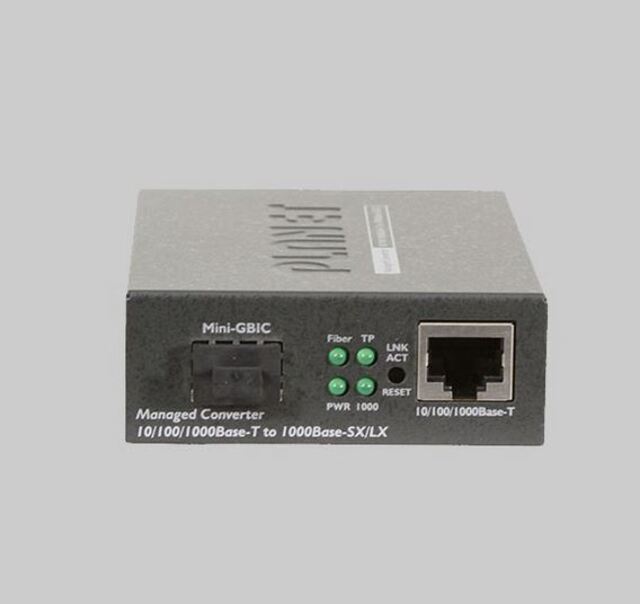 BRUKT GT-905A Converter 10/100/1000 -SFP Kun lagerbeholdning tilgjengelig 