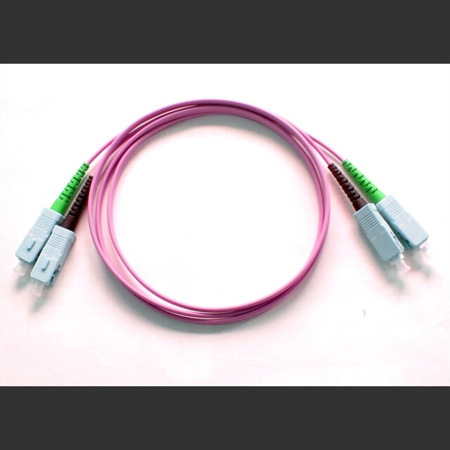 SC-SC 5m duplex patchkabel 50/125 OM4 FR-LSOH 