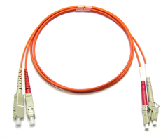 SC-LC 20m duplex patchkabel 50/125 OM2 FR-LSOH