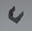 Keystone blindplugg sort FF1020B Halogenfri,  10 stk i pose, stykkpris