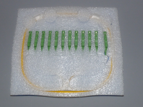 E2000/apc Pigtail Singelmode, 1 meter Fiberhale/Grisehale stykkpris 12stk i pk