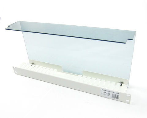 1U Underhylle Serie-E stor 5U plexiglass hvit,Ericsson 1,5U 19&quot;