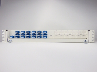 18 kanal CWDM LC panel 1271-1611nm Serie E panel med 2 x 18 fiber CWDM LC