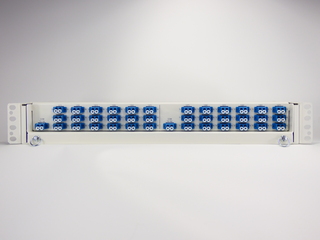 18+18kanal CWDM LC panel 1271-1611nm Serie E panel med 4 x 18 fiber CWDM LC
