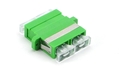 SC/apc Duplex Adapter SM Gr&#248;nn