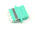 LC Quad Adapter MM OM3 Aqua