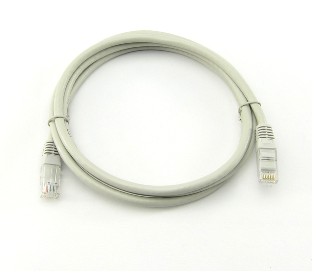 Patchkabel Cat.6 U/UTP  Grå 15,0 m 4par uskjermet nettverkskabel 
