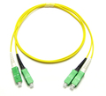 SC/apc-SC/apc Dpx Fiberpatch 20 meter Patchkabel / Fibersnor SM G657.A1