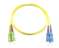 SC/apc-SC Dpx Fiberpatch 25 meter Patchkabel / Fibersnor SM G657.A1