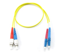 LC-FC Dpx Fiberpatch SM 5m gul Patchkabel / Fibersnor SM G657.A1