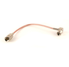 Antenneovergang FME-han/SMA-han vinklet Adapterkabel RG316 0,15m